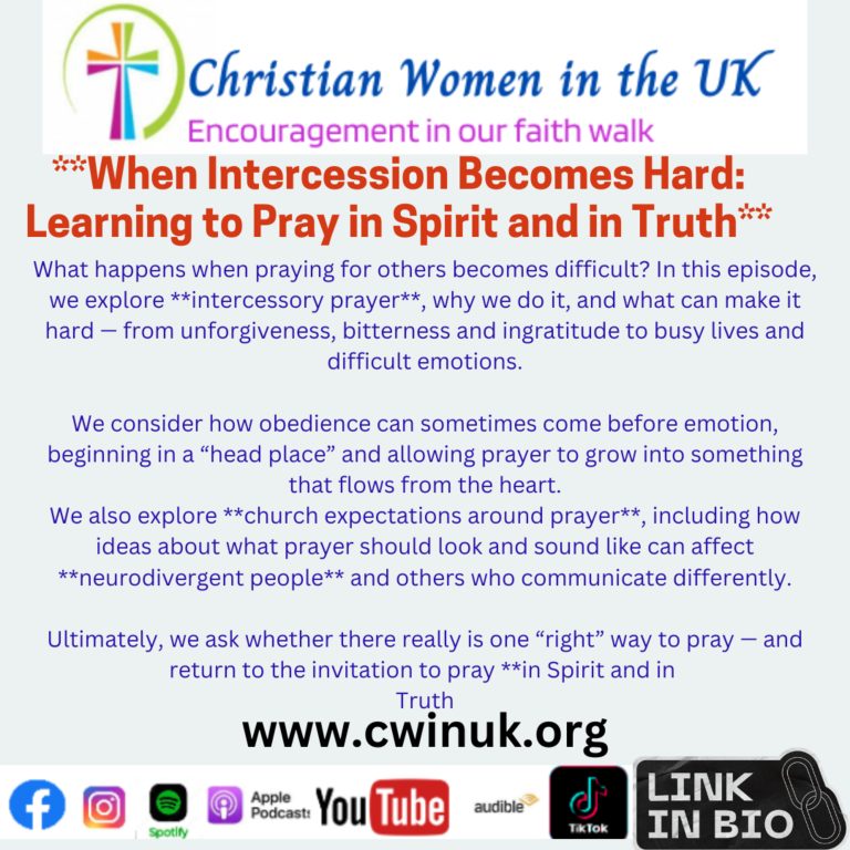 When Intercession Becomes Hard: Learning to Pray in Spirit and in Truth