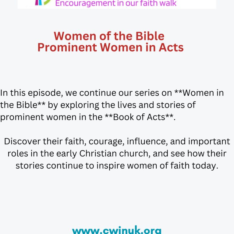 Women of the Bible – Prominent Women (Acts 13)