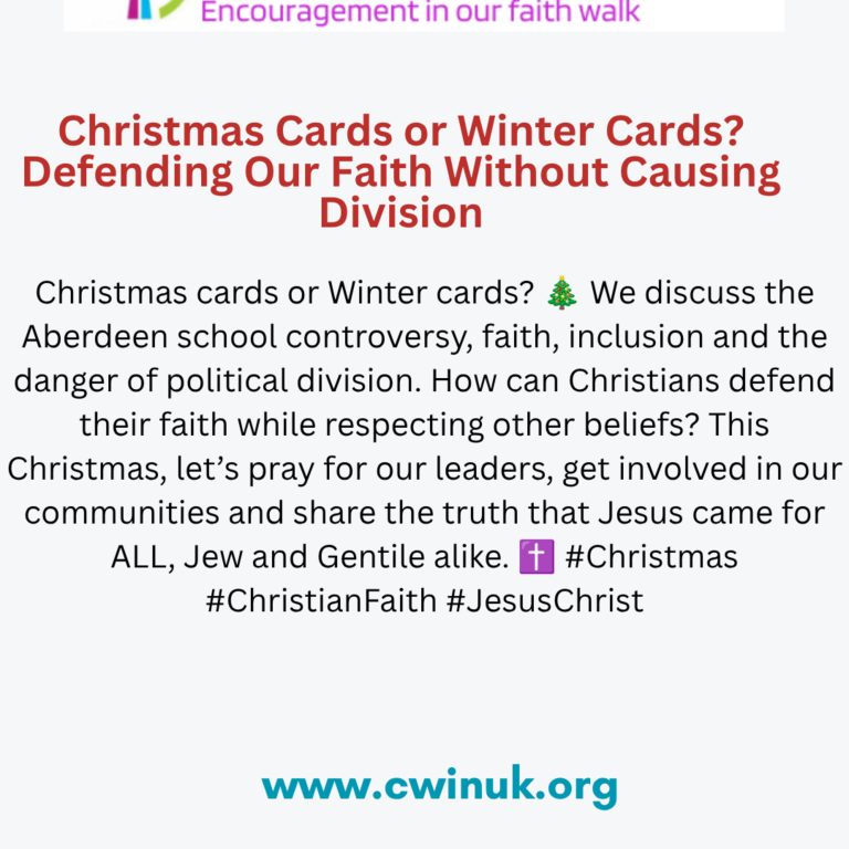 Christmas Cards or Winter Cards? Defending Our Faith Without Creating Division